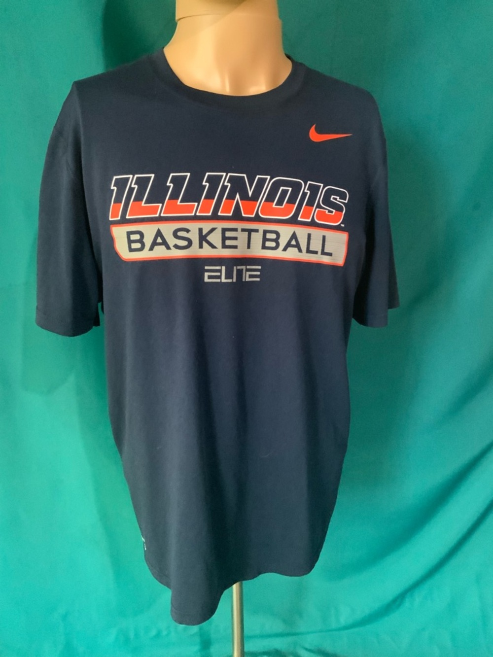 Nike Men’s Dri-FIT University of Illinois Men’s Fighting Illini T Shirt NWOT